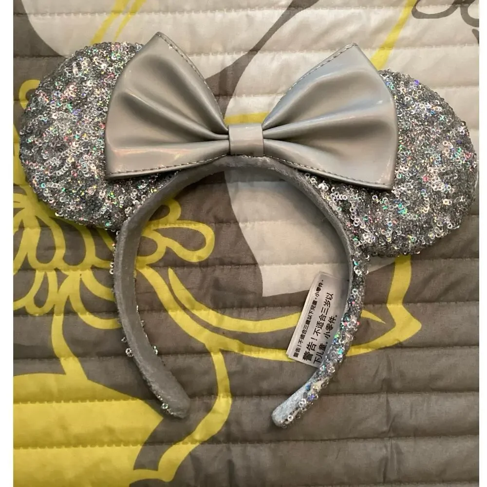 NWOT Disney Parks Snow White Magic Mirror Metallic Evil Queen Ear Headband